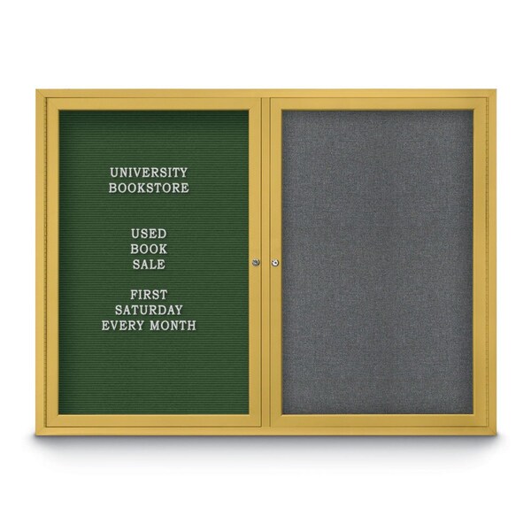 Corkboard, Black/ Black, 48" x 36"